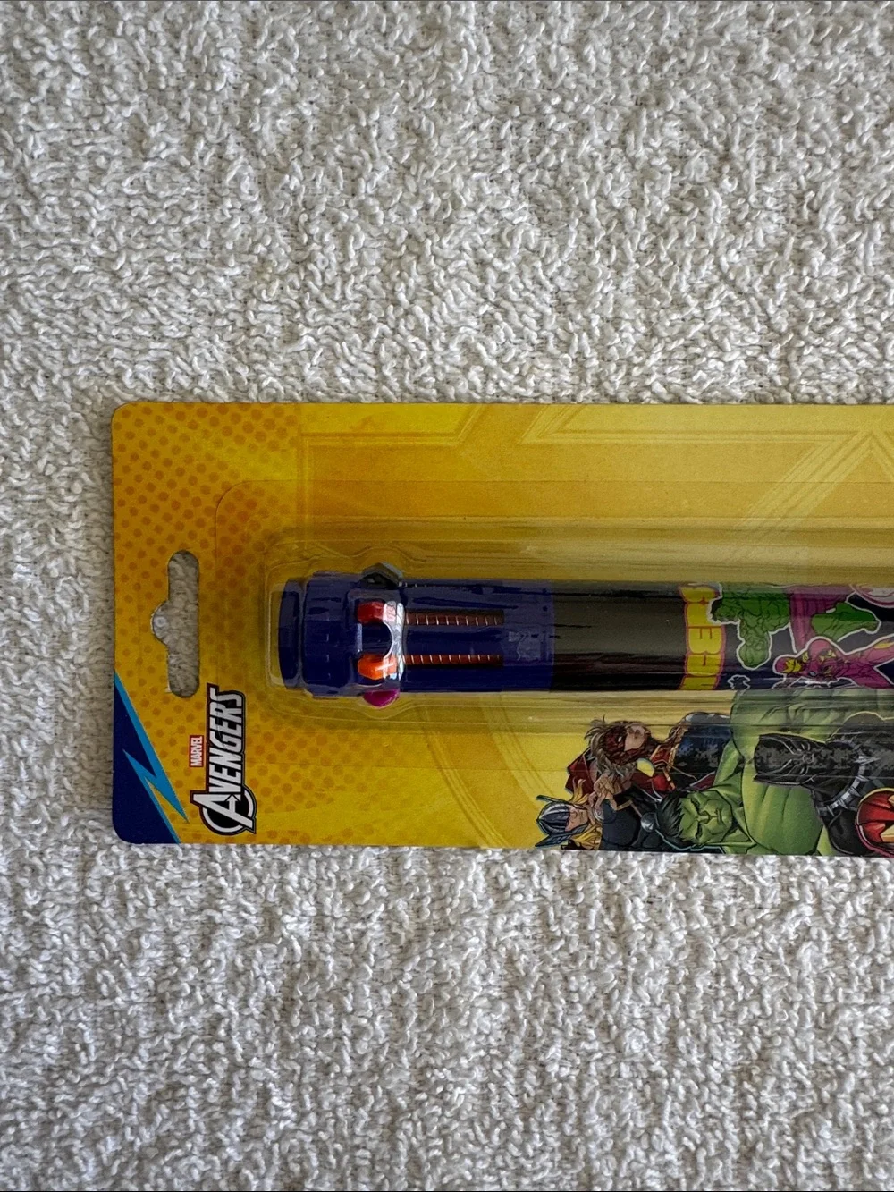 Marvel Avengers Multi-Color 8-Ink Pen - Purple and Black